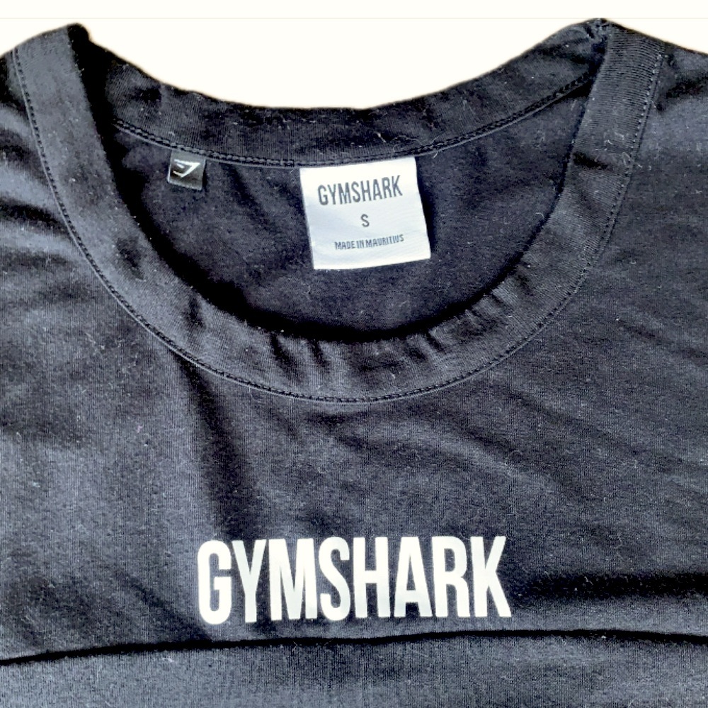 Gymshark Logo Tee Black Small Women's
